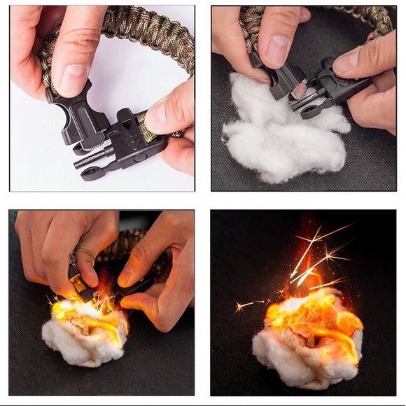 Multifunctional survival bracelet camping mountaineering adventures - Picture 8 of 9